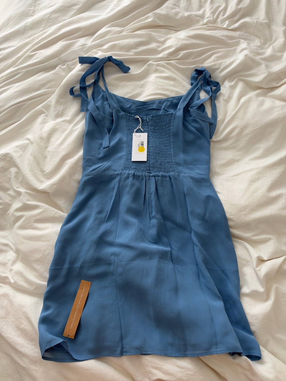 Reformation Annabell Dress in Azure Blue size 6 NWT - Picture 4 of 4